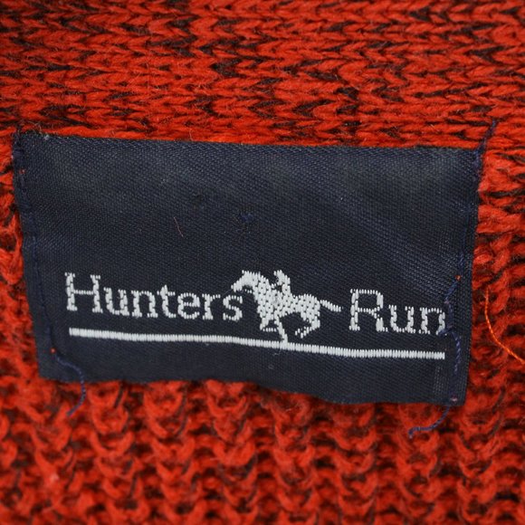Hunters Run Cardigan Sweater Women's Red Oversized Long Sleeve Button V Neck S - Picture 4 of 8